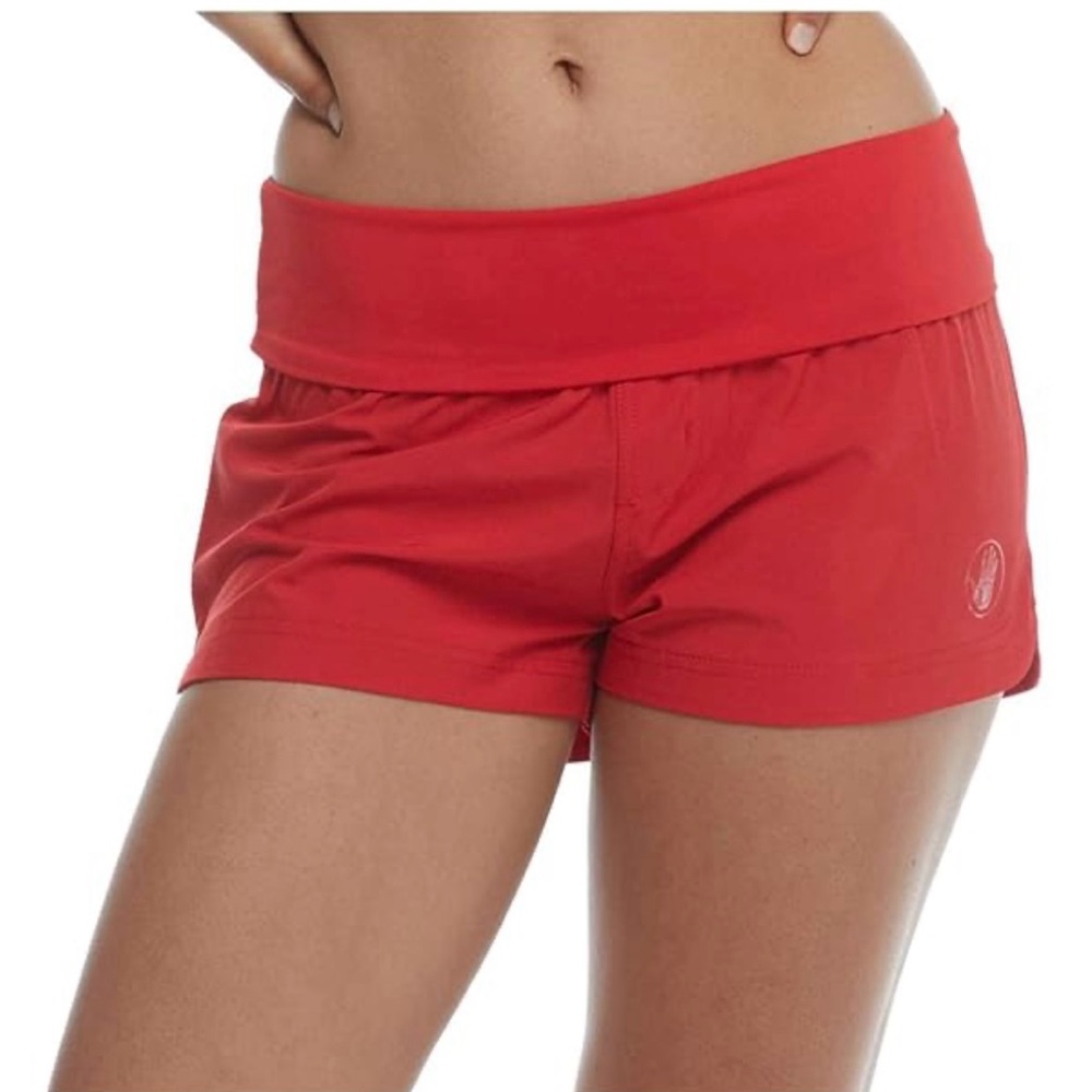Body Glove Red Women's Athletic Shorts